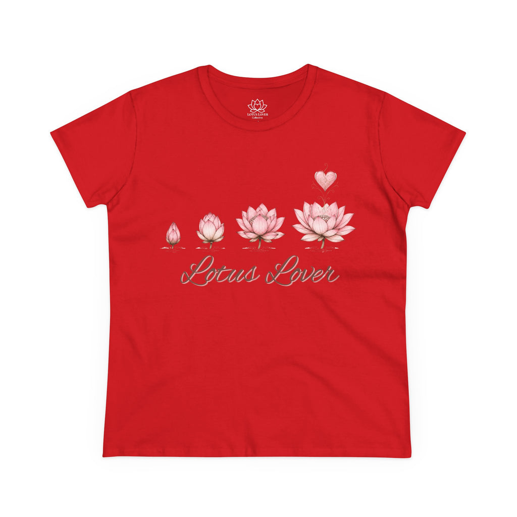 Lotus Lover Tee — Women's Floral Lotus T-Shirt