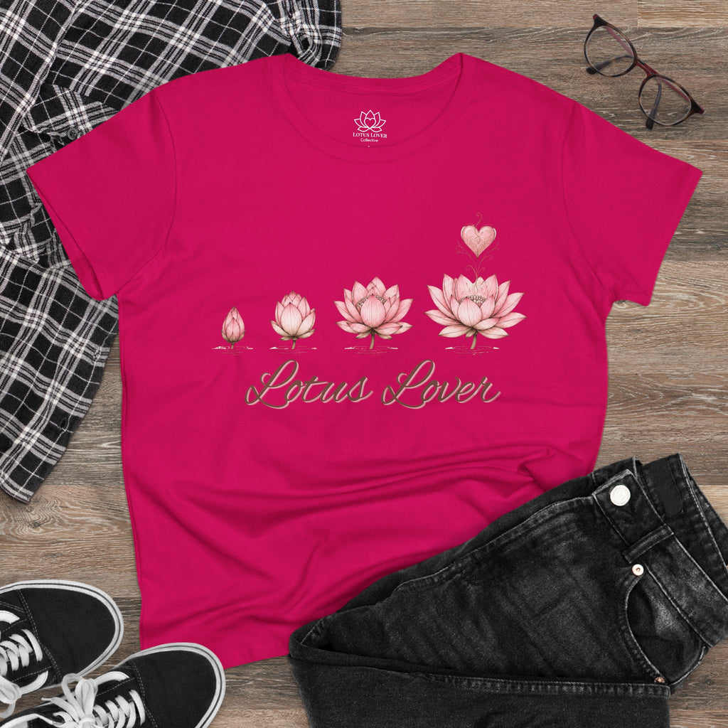 Lotus Lover Tee — Women's Floral Lotus T-Shirt