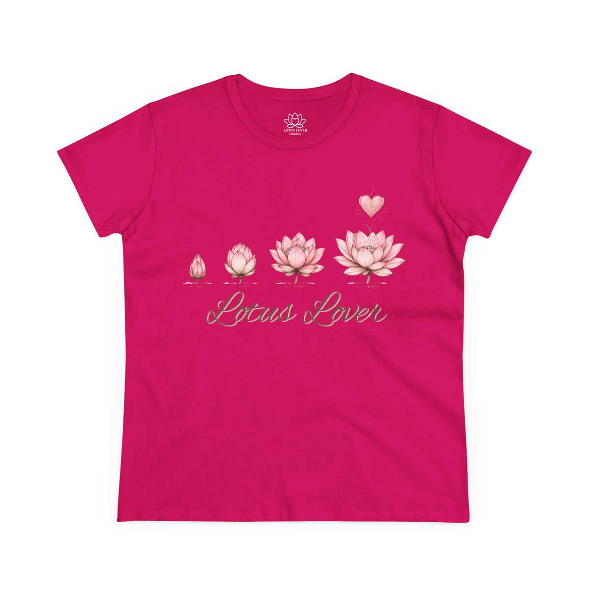 Lotus Lover Tee — Women's Floral Lotus T-Shirt