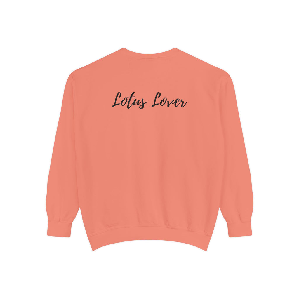 Moon & Sun Lotus Sweatshirt — "Glow Like the Moon, Rise Like the Sun"