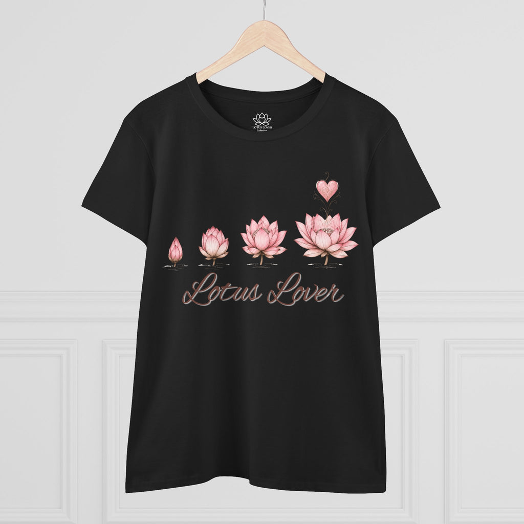 Lotus Lover Tee — Women's Floral Lotus T-Shirt