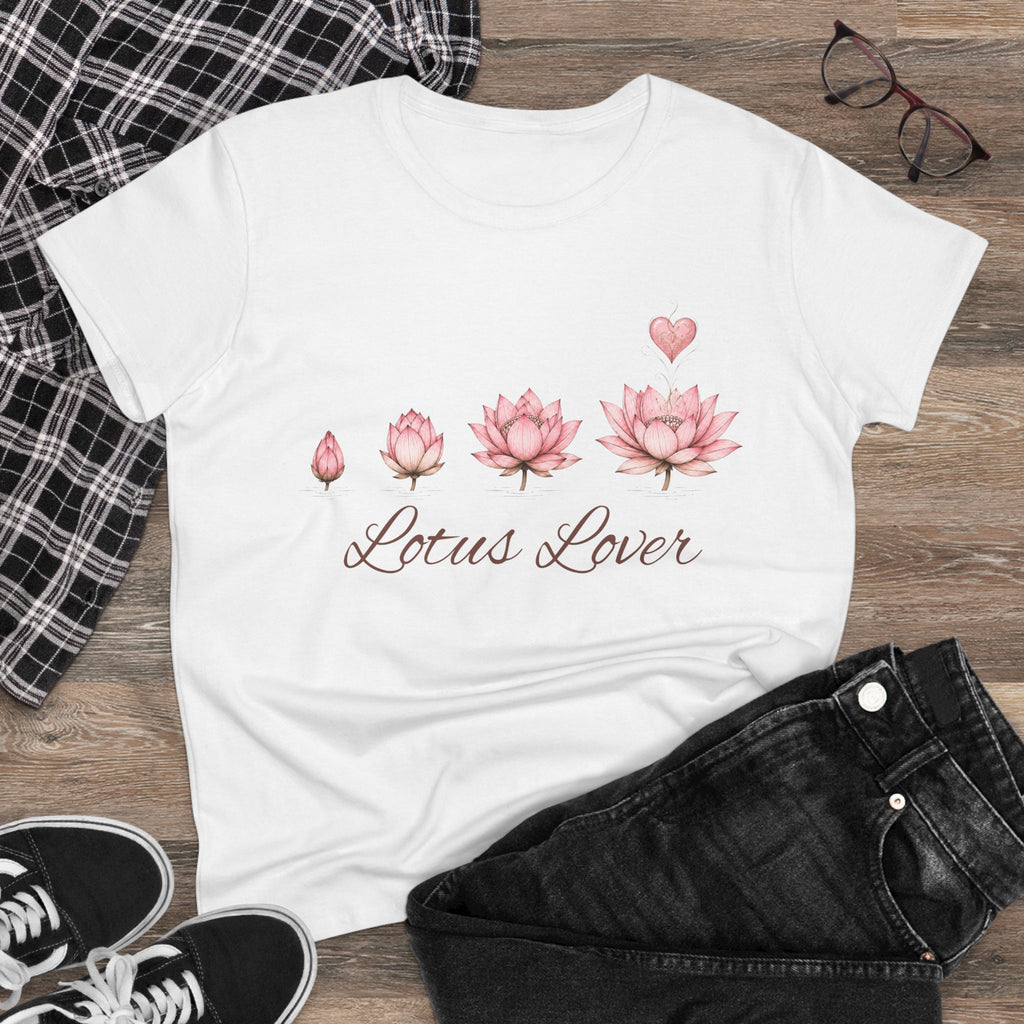 Lotus Lover Tee — Women's Floral Lotus T-Shirt