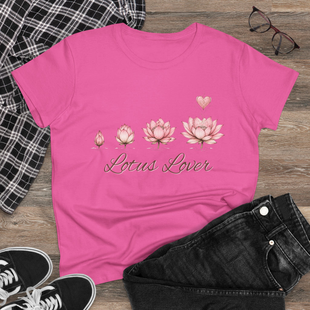 Lotus Lover Tee — Women's Floral Lotus T-Shirt