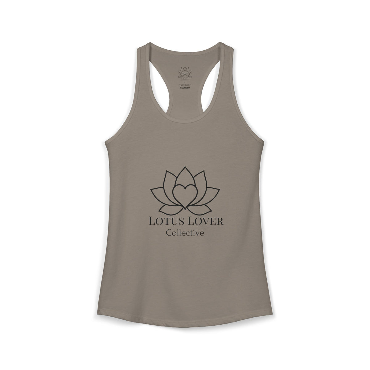 Women's Lotus Lover Logo Racerback Tank