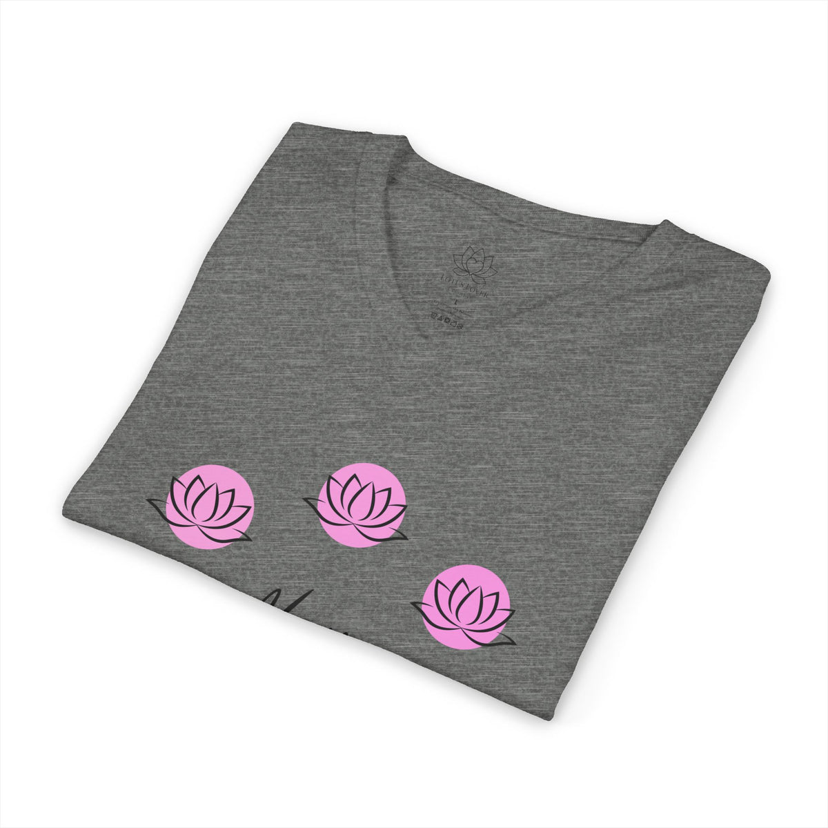 Jersey Short Sleeve V-Neck Tee "Now Blooming"