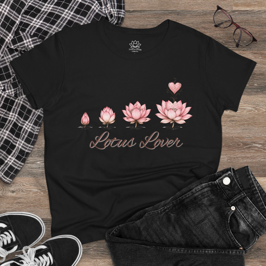 Lotus Lover Tee — Women's Floral Lotus T-Shirt