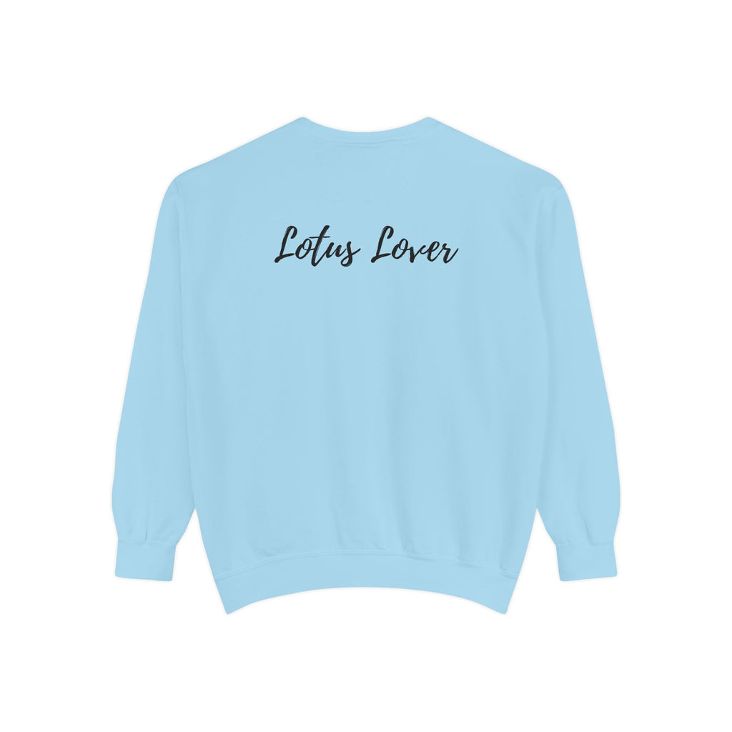 Moon & Sun Lotus Sweatshirt — "Glow Like the Moon, Rise Like the Sun"