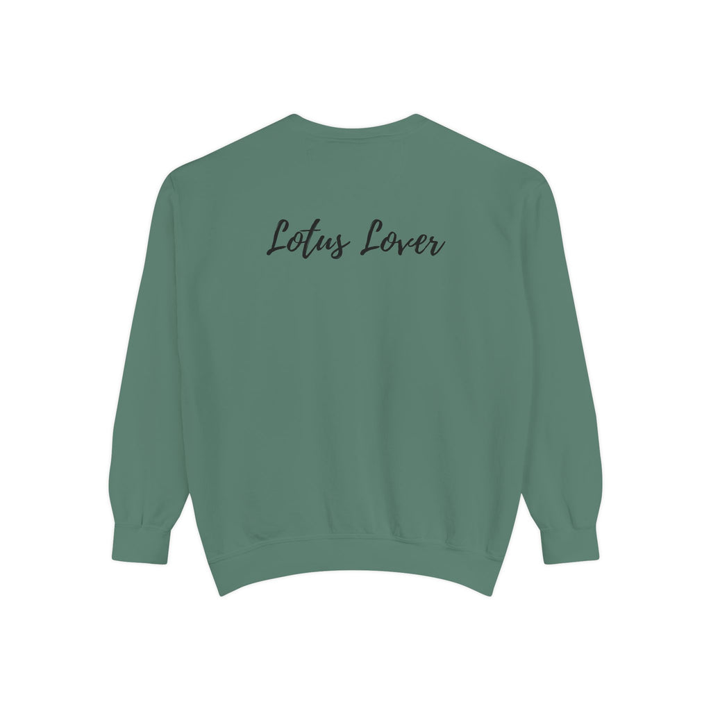 Moon & Sun Lotus Sweatshirt — "Glow Like the Moon, Rise Like the Sun"