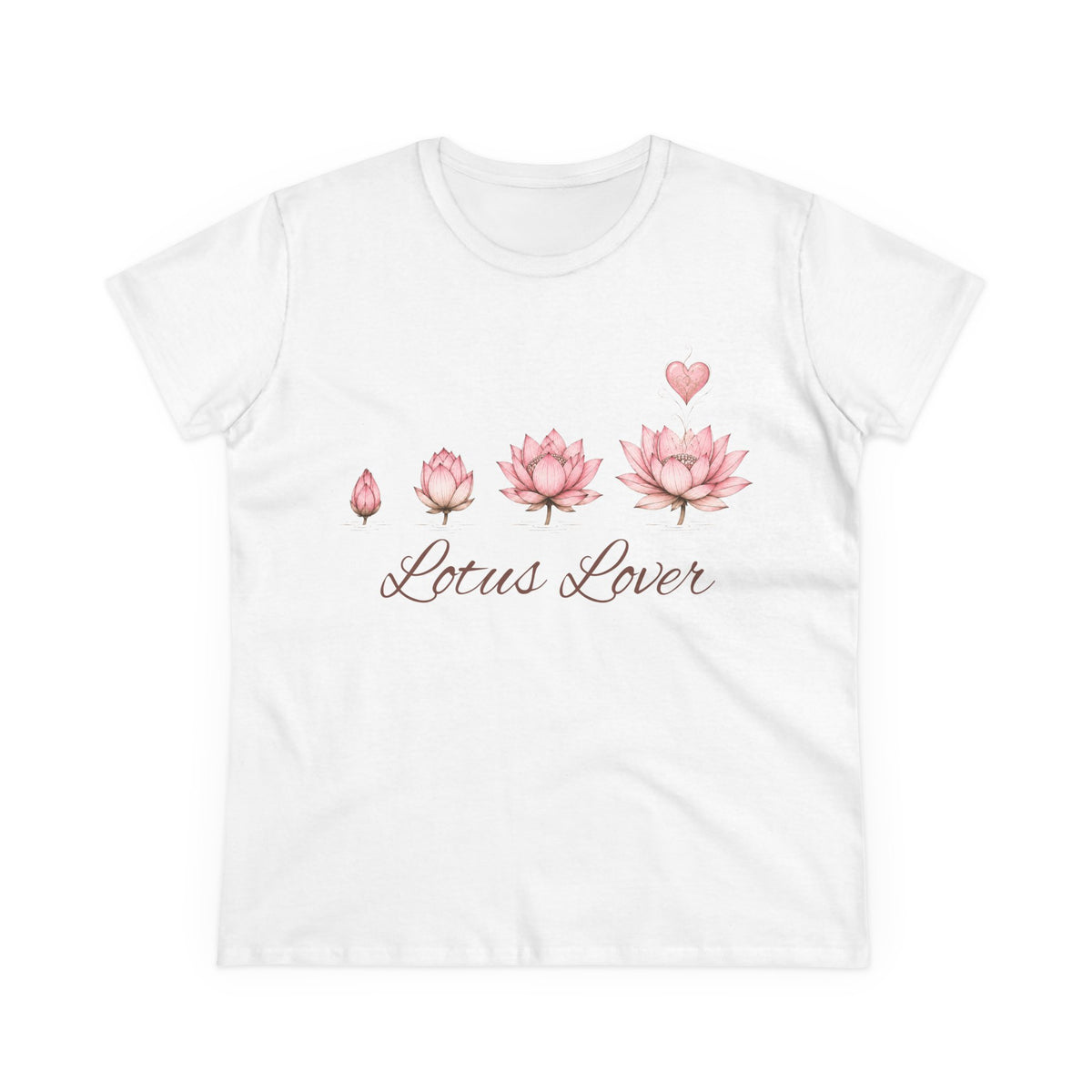 Lotus Lover Tee — Women's Floral Lotus T-Shirt