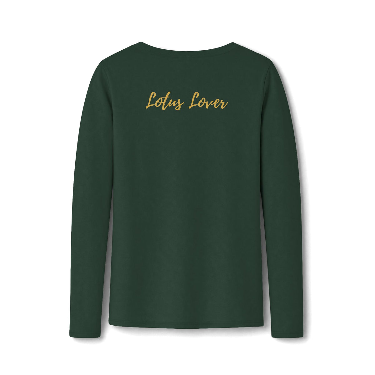 Lotus Lover V-Neck Tee — Golden Lotus Bloom From Your Own Love Inspirational Long Sleeve