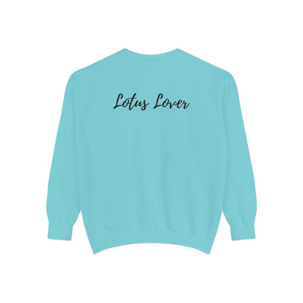Moon & Sun Lotus Sweatshirt — "Glow Like the Moon, Rise Like the Sun"