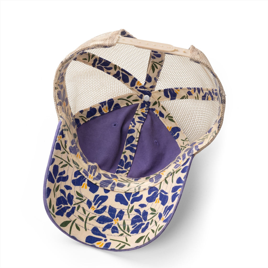 Women's Washed Mesh-Back Cap - Let Go & Bloom