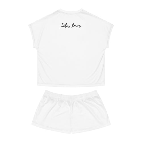Celestial Lotus Pajama Set — "Glow Like the Moon, Rise Like the Sun" Women's Sleepwear