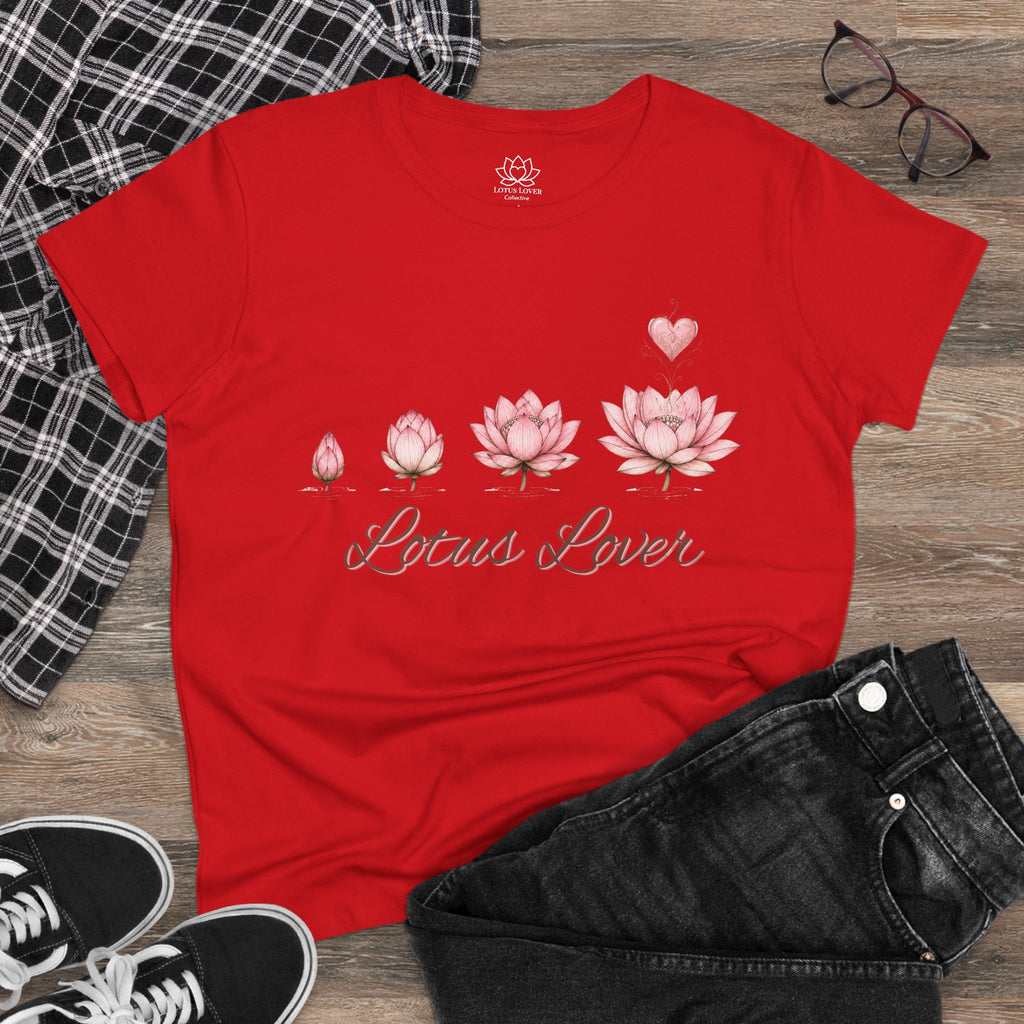 Lotus Lover Tee — Women's Floral Lotus T-Shirt