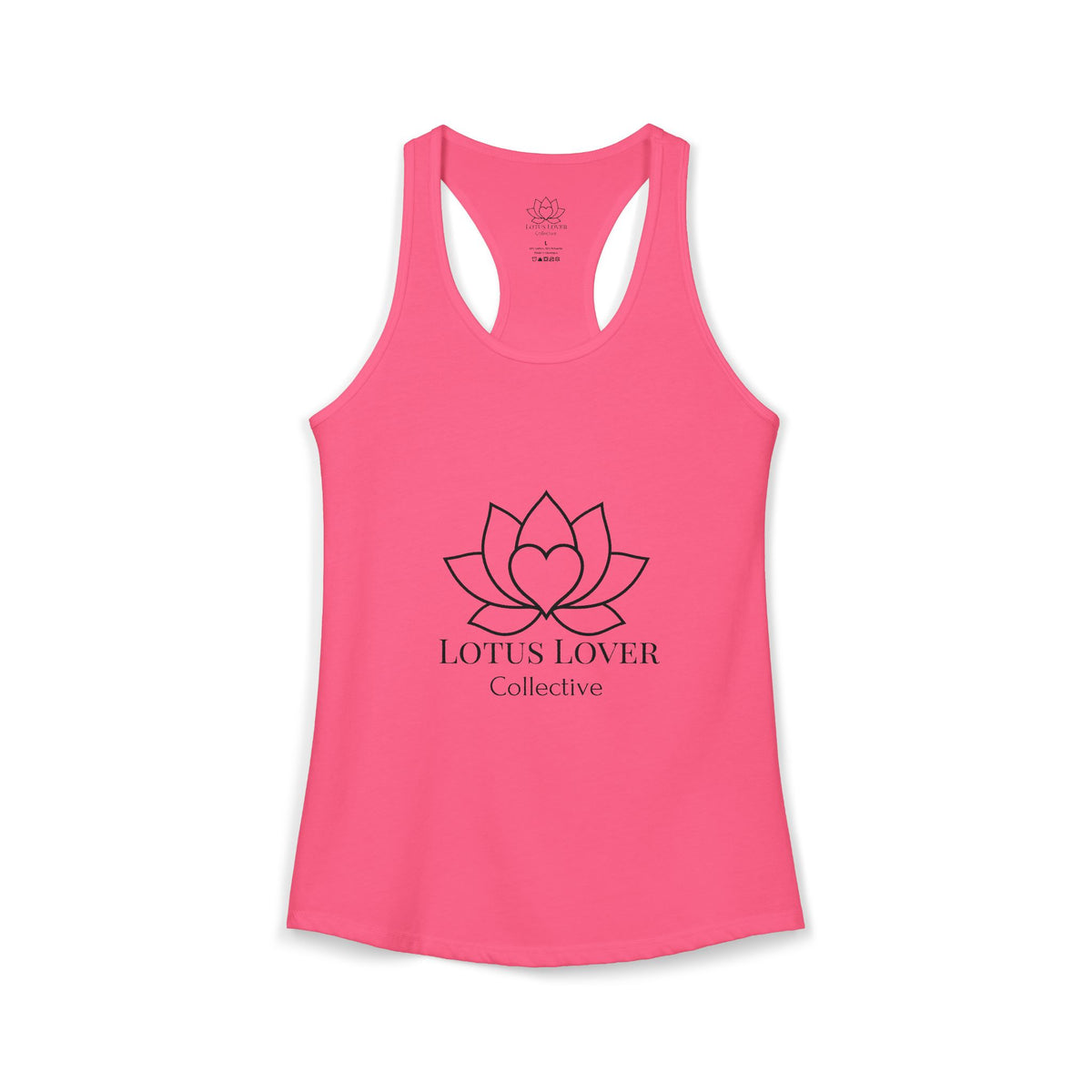 Women's Lotus Lover Logo Racerback Tank