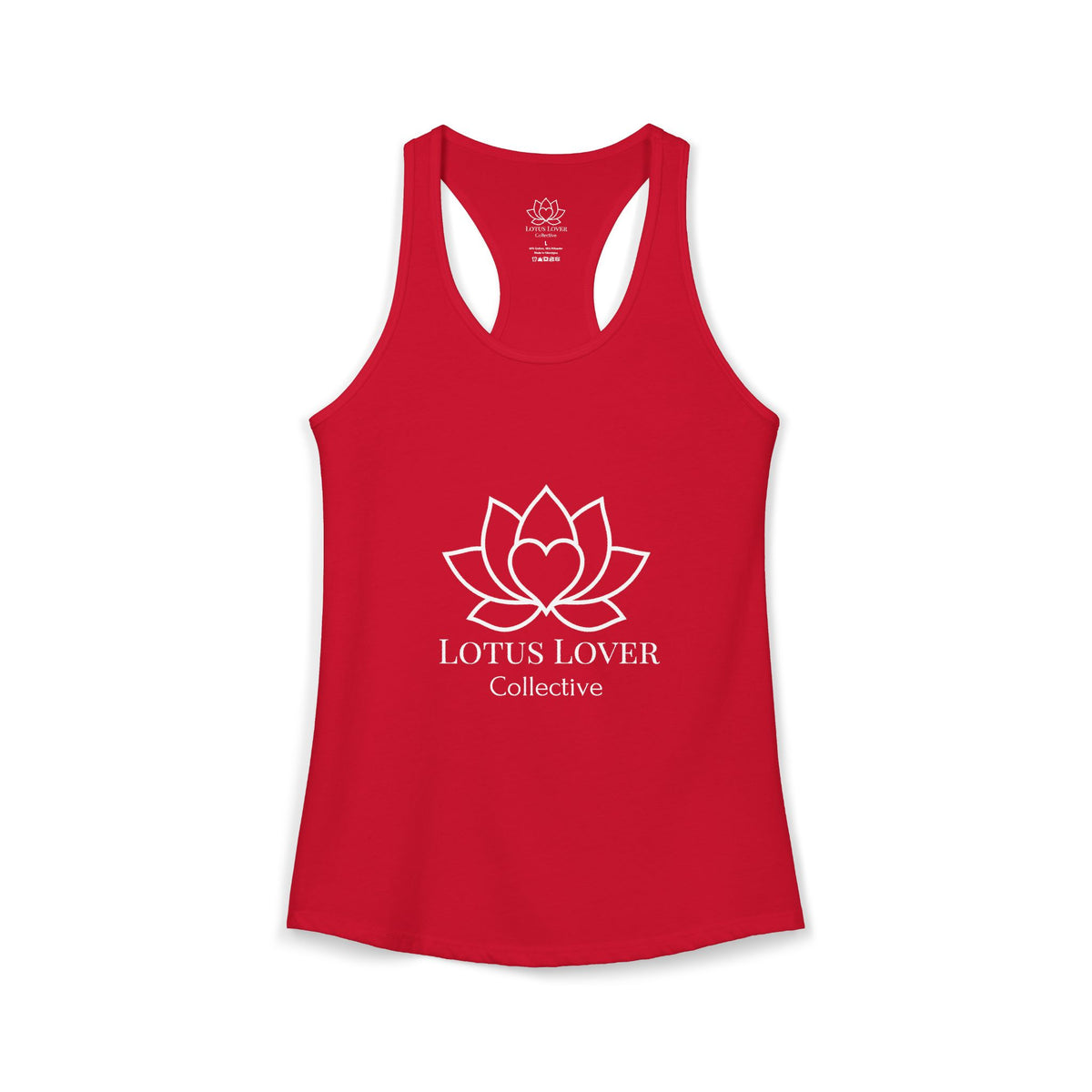 Women's Lotus Lover Logo Racerback Tank