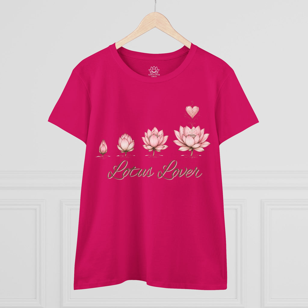 Lotus Lover Tee — Women's Floral Lotus T-Shirt