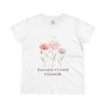 Women's Midweight Cotton Tee - Discomfort > Comfort = Growth