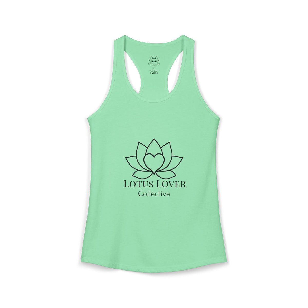 Women's Lotus Lover Logo Racerback Tank