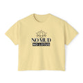 No Mud No Lotus Women's Boxy Tee — Lotus Flower Inspirational Graphic Tee