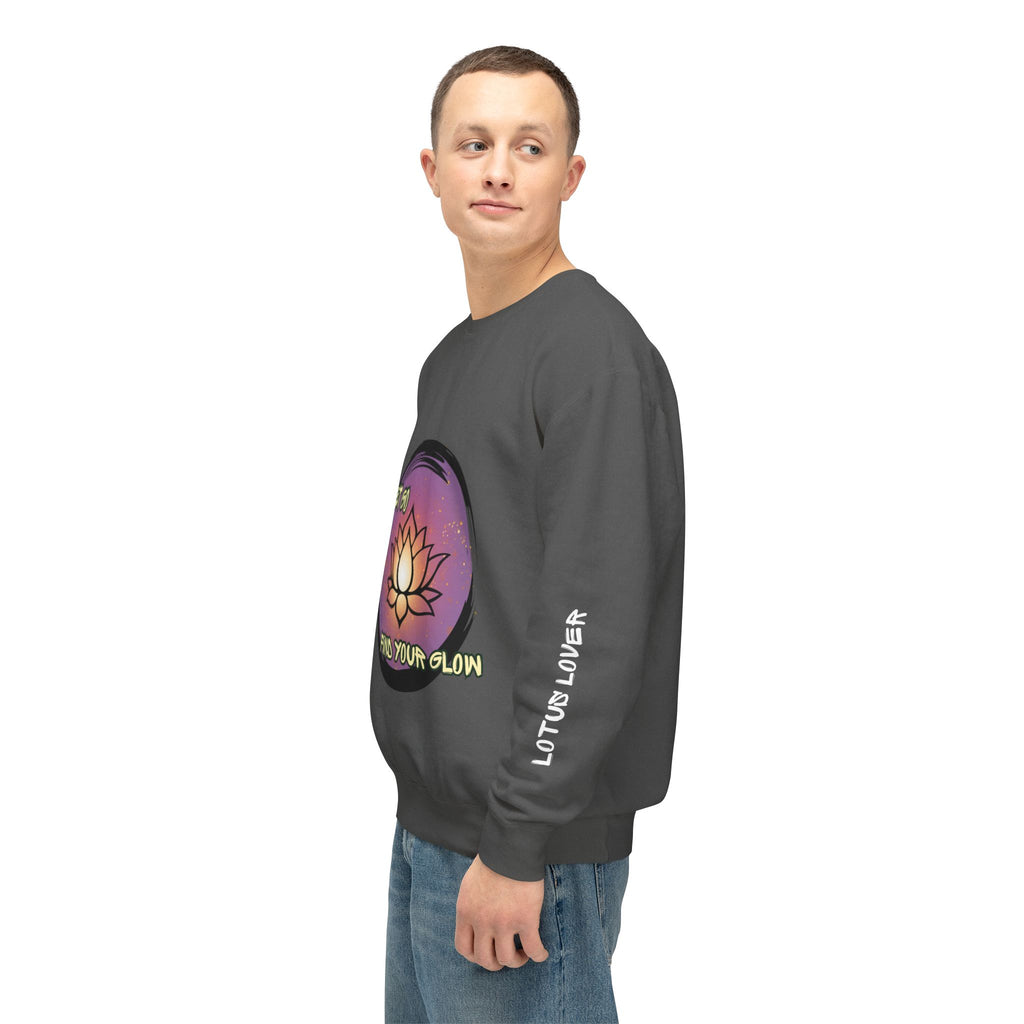 "Let Go Find Your Glow" Lotus Sweatshirt