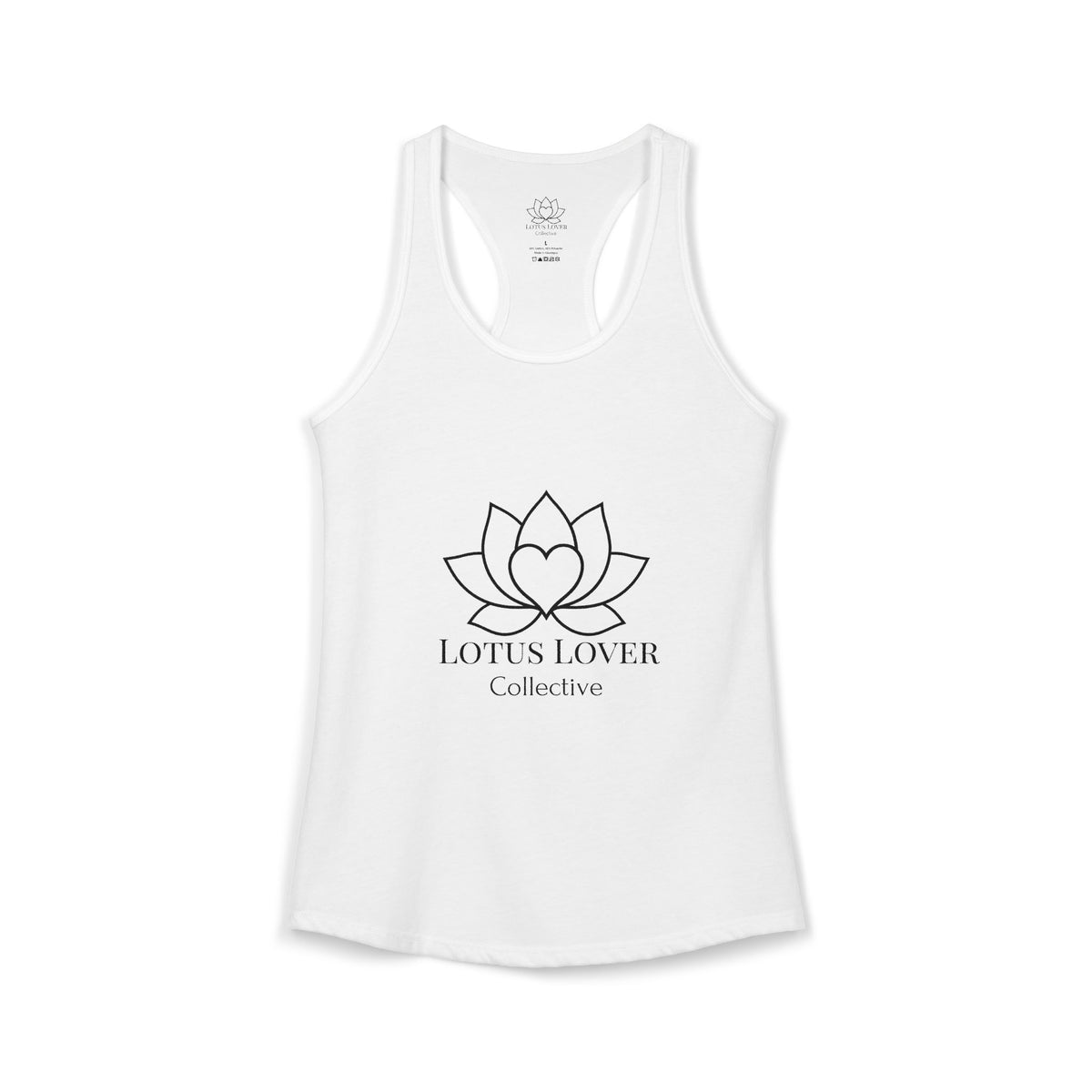 Women's Lotus Lover Logo Racerback Tank