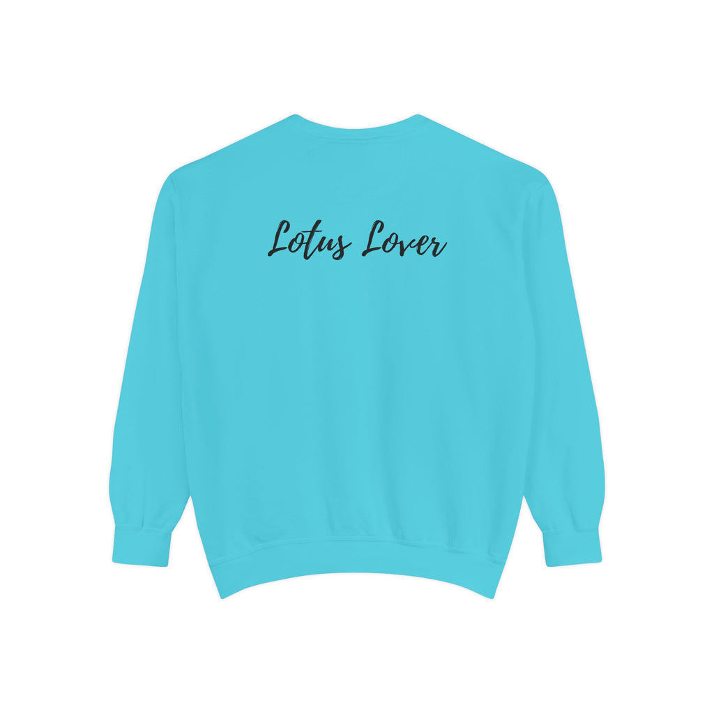 Moon & Sun Lotus Sweatshirt — "Glow Like the Moon, Rise Like the Sun"