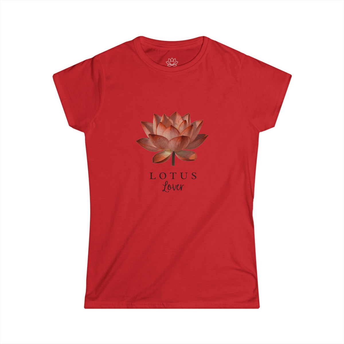 Red Lotus Lover Women's T-Shirt - Softstyle Crew Tee