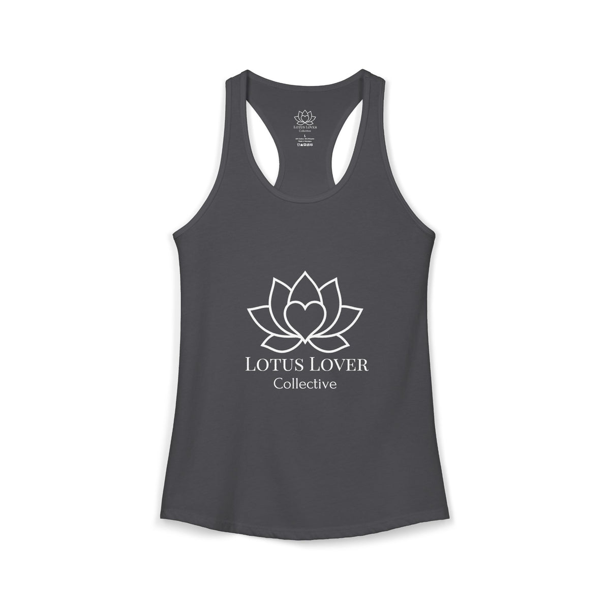 Women's Lotus Lover Logo Racerback Tank